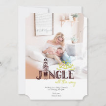 Tarjeta de foto de vacaciones de Cascanueces