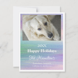 Festiva Tarjeta de Foto en Pastel Mixto - HAMbyWG