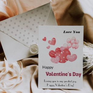 Festiva Tarjeta de Foto Feliz Día de San Valentín