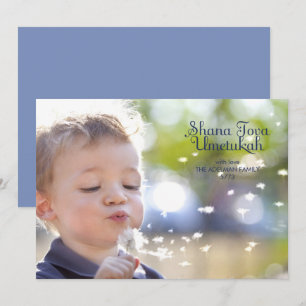 Festiva Tarjeta de foto moderna de Rosh Hashaná