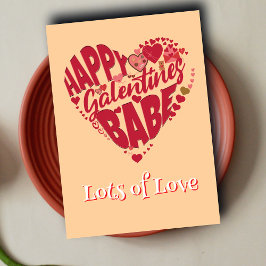 Festiva Tarjeta de foto personalizada del Día de Galentine