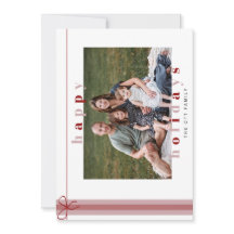 Tarjeta de fotos de Felices Fiestas