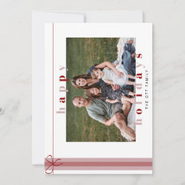 Festiva Tarjeta de fotos de Felices Fiestas