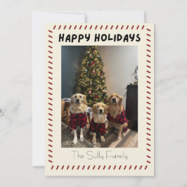 Festiva Tarjeta de fotos de Felices Fiestas