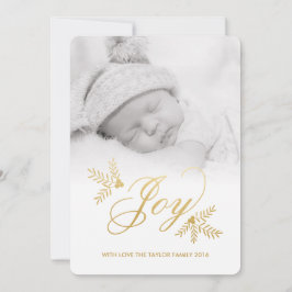 Festiva Tarjeta de fotos de vacaciones alegres