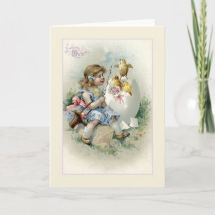 Festiva Tarjeta de Fröhliche Ostern pascua del alemán del