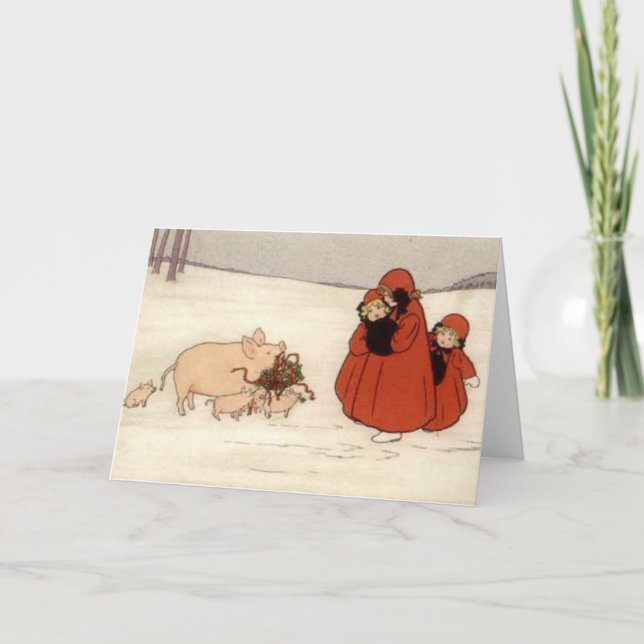 FESTIVA TARJETA DE FUNNY HOLIDAY (Anverso)