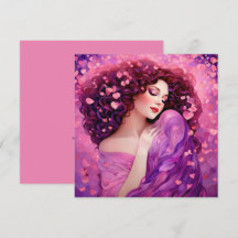 Tarjeta de Galentine "Por siempre tú"