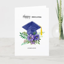 Tarjeta de graduación - ¡Feliz Graduación! Tan org