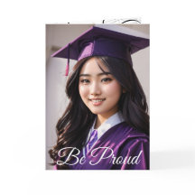 Tarjeta de graduación Orgullosa (1) Tarjeta de vac