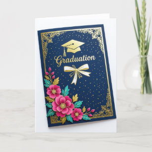 Festiva Tarjeta de graduación, tarjeta de graduado, Gradua