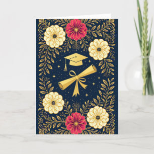 Festiva Tarjeta de graduación, tarjeta de graduado, Gradua