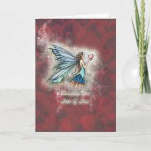Festiva Tarjeta de Hada que te trae mucho amor, Tarjeta po