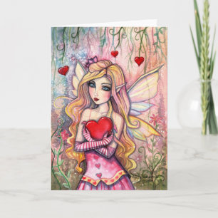 Festiva Tarjeta de hadas el día de San Valentín de Molly H