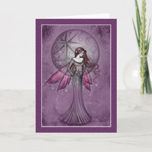 Festiva Tarjeta de hadas para navidades de Molly Harrison