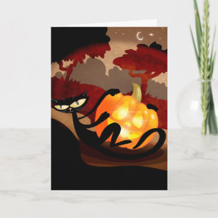 Festiva Tarjeta de Halloween