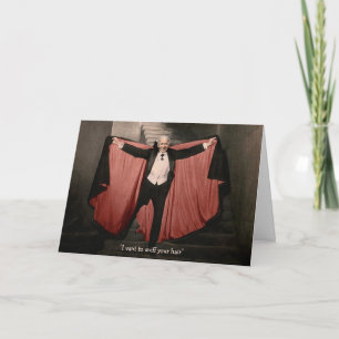 Festiva Tarjeta de Halloween del Personalizable Biden Drac