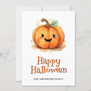Festiva Tarjeta de Halloween para los niños de los fantasm