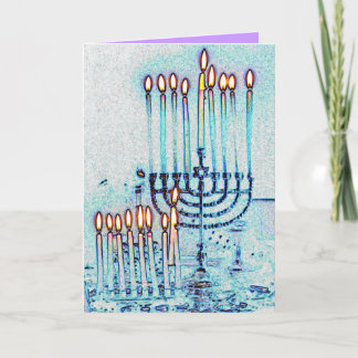 Festiva Tarjeta de Hannukah