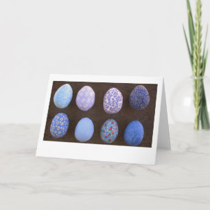 Festiva Tarjeta de huevos azules