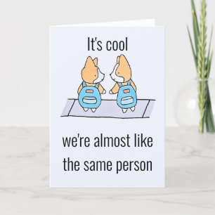 Festiva Tarjeta de humor para cumpleaños divertida como ge