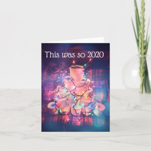 Festiva Tarjeta de humor para Navidades de papel higiénico