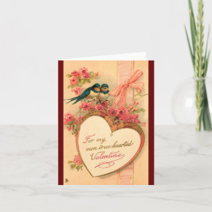 Festiva Tarjeta de Husband Valentine Bluebirds