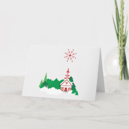 Festiva Tarjeta de ilustración de motivo festivo