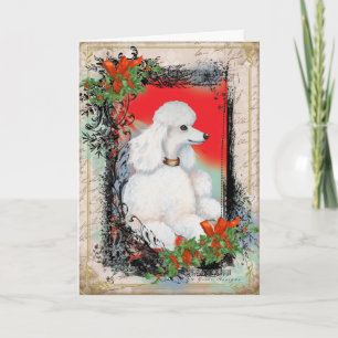 Festiva Tarjeta de impresión de estilo vintage para Navida