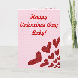 Festiva tarjeta de interrupción del día de San Valentín