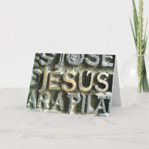 Festiva Tarjeta de Jesús