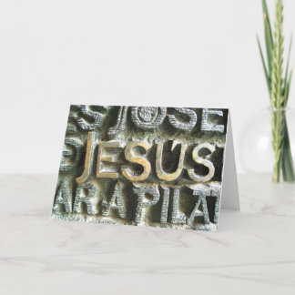 Festiva Tarjeta de Jesús