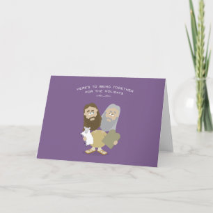 Festiva Tarjeta de Jesús y de Moses