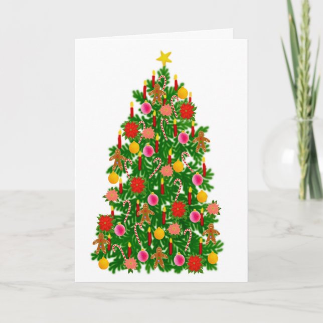 Festiva Tarjeta de Joyeux Noel (Anverso)