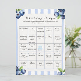 Festiva Tarjeta de juego de Bingo para encontrar invitados