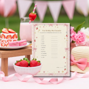 Festiva Tarjeta de juego de palabras desordenadas para el 