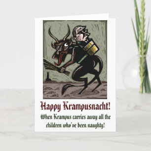 Festiva Tarjeta de Krampus - Edición Putin