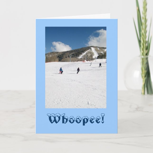 Festiva Tarjeta de la aventura de las vacaciones de (Anverso)