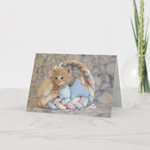 Festiva Tarjeta de la canasta de pascua de Buffington