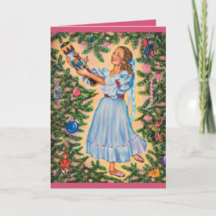 Festiva Tarjeta de la enhorabuena "del cascanueces"