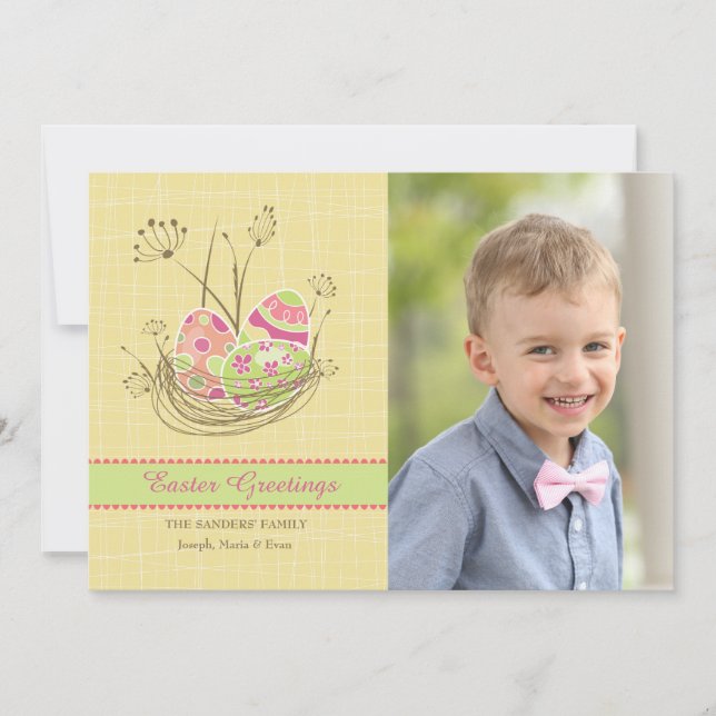 Festiva Tarjeta de la foto de la jerarquía de la (Anverso)