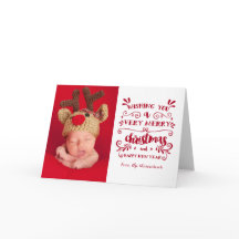 Tarjeta de la foto de la tipografía de las Felices