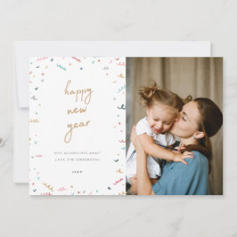 Festiva Tarjeta de la foto del Año Nuevo de Memphis