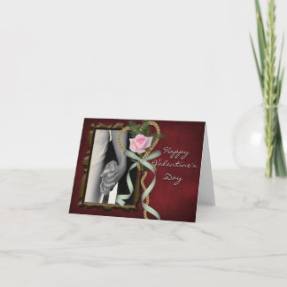 Festiva Tarjeta de la foto del el día de San Valentín