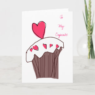 Festiva Tarjeta de la magdalena del amor