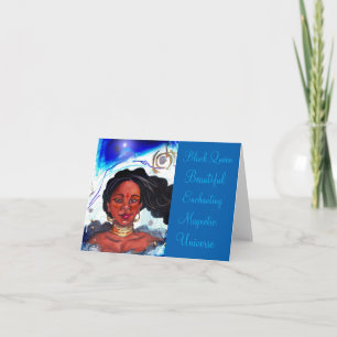 Festiva Tarjeta de la mujer negra