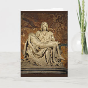 FESTIVA TARJETA DE LA PIETA DE MIGUEL ÁNGEL