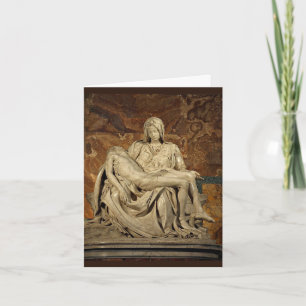 FESTIVA TARJETA DE LA PIETA DE MIGUEL ÁNGEL