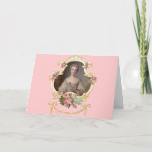 Festiva Tarjeta de la princesa Louise Marie de Francia