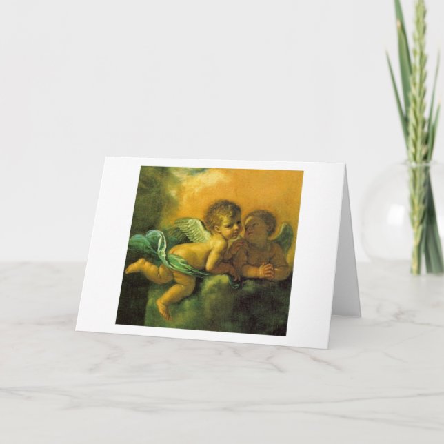 Festiva Tarjeta de la querube (Anverso)